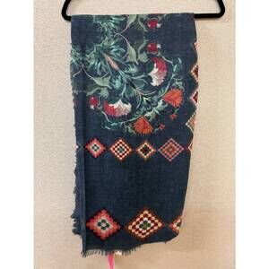 NEW FRANCO FERRARI women's euclide scarf in navy